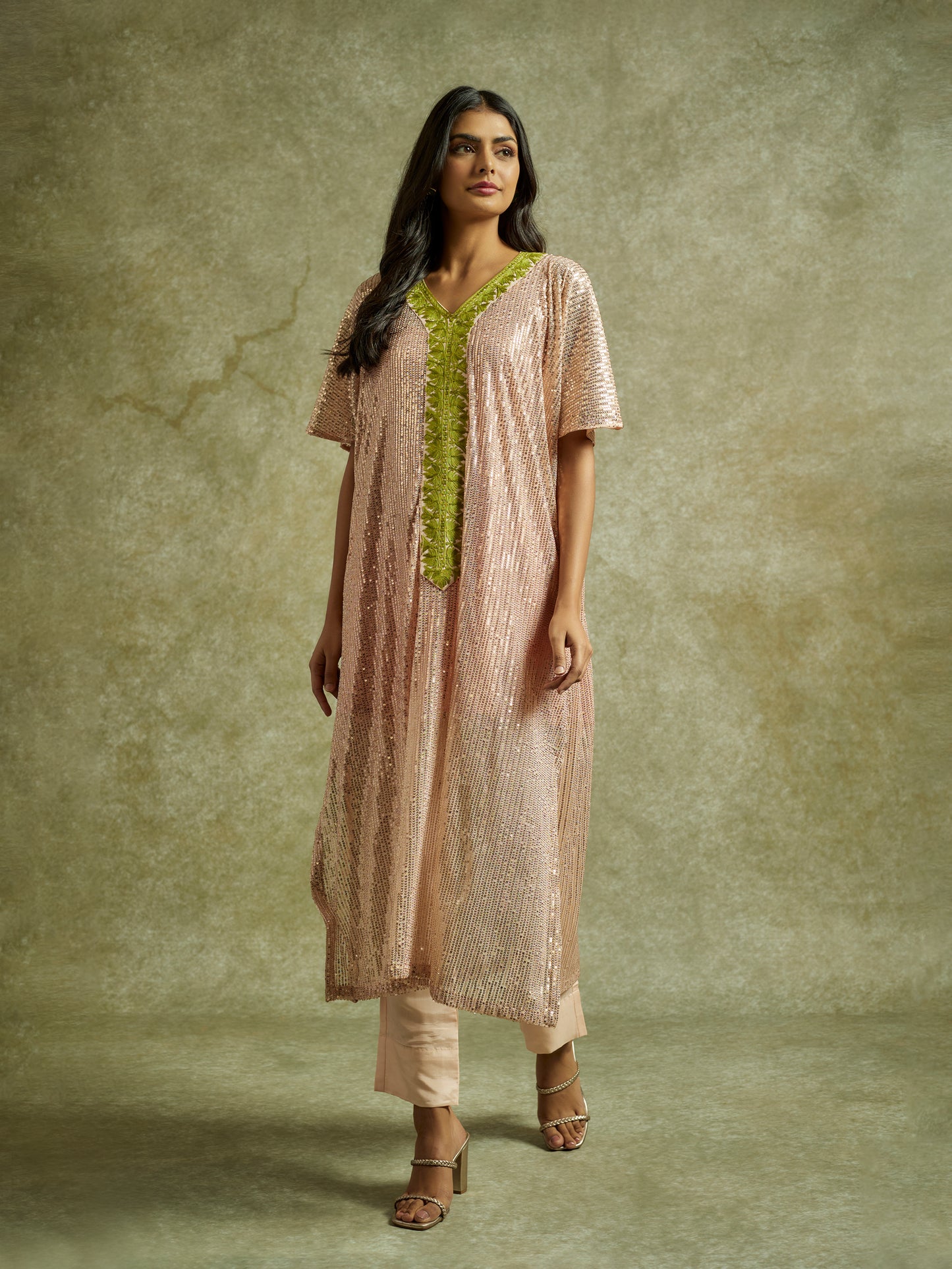 Rang Sequins Kurta Set