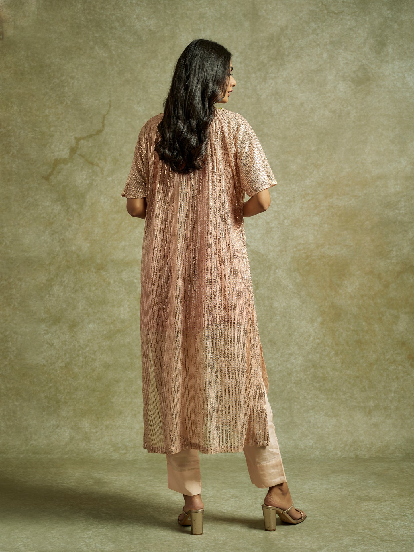 Rang Sequins Kurta Set