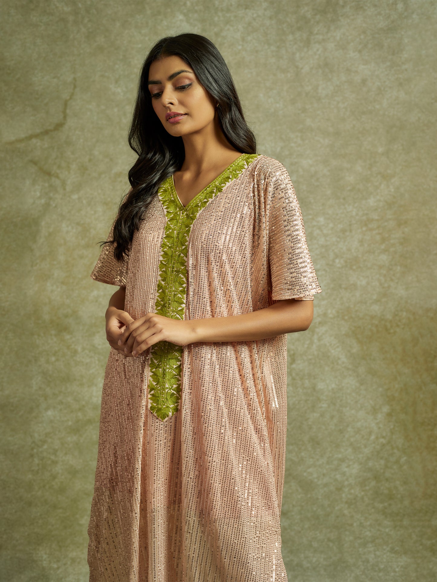 Rang Sequins Kurta Set