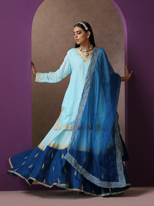 Jashn Double Shade Lehenga