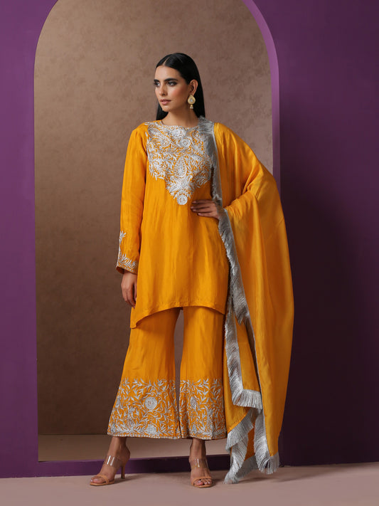 Jashn Mustard Suit Set