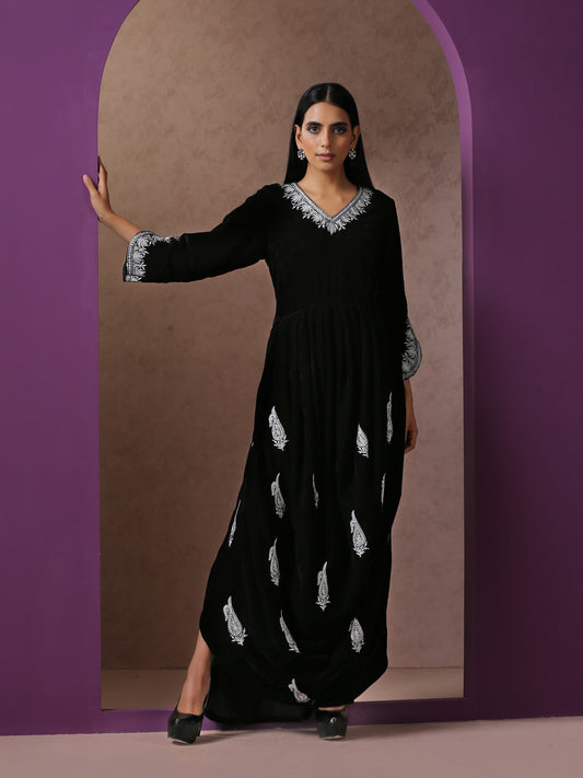 Makhmal Drape Kaftan