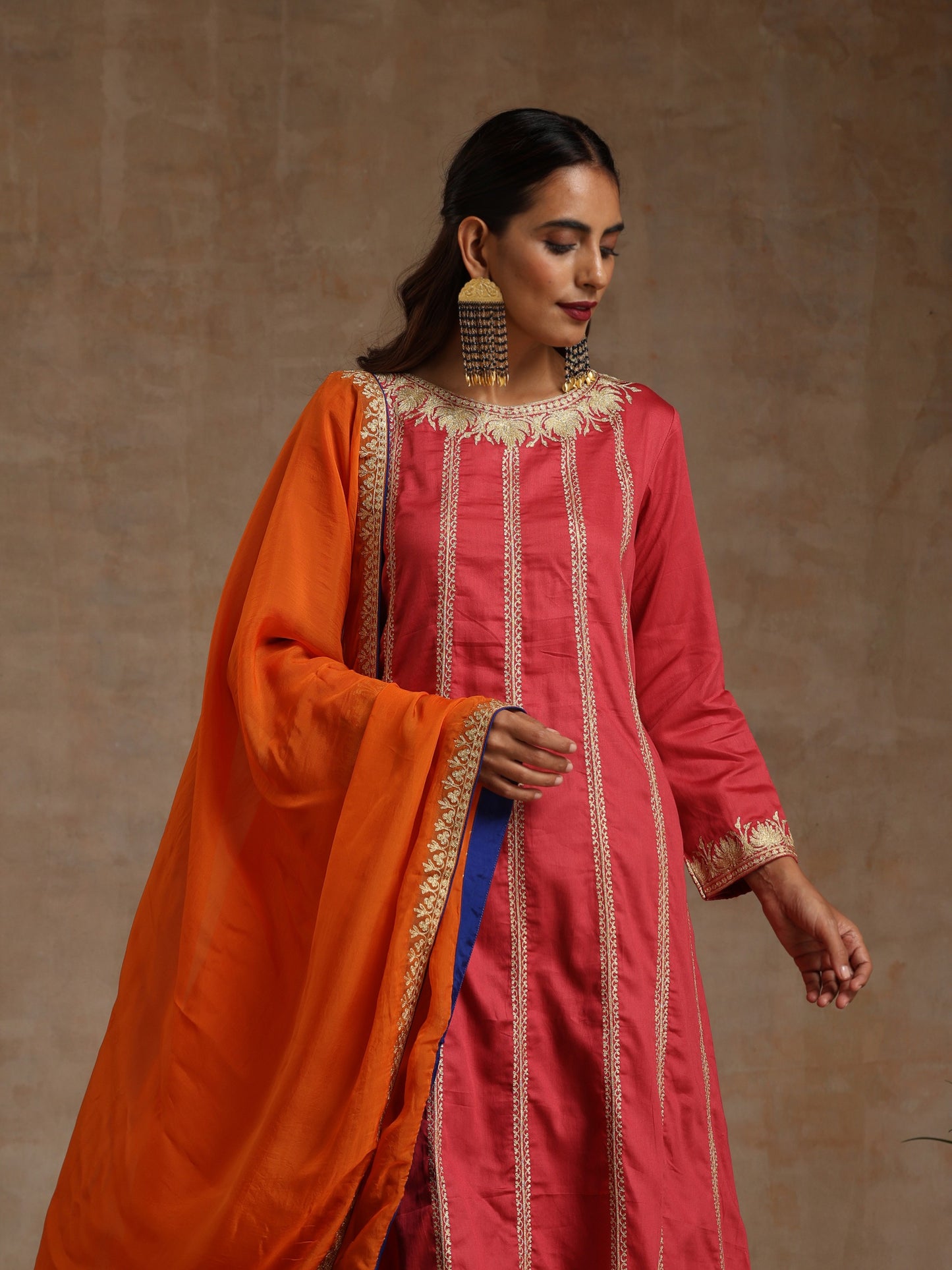 Bandhan Three Color Silk Suit Set