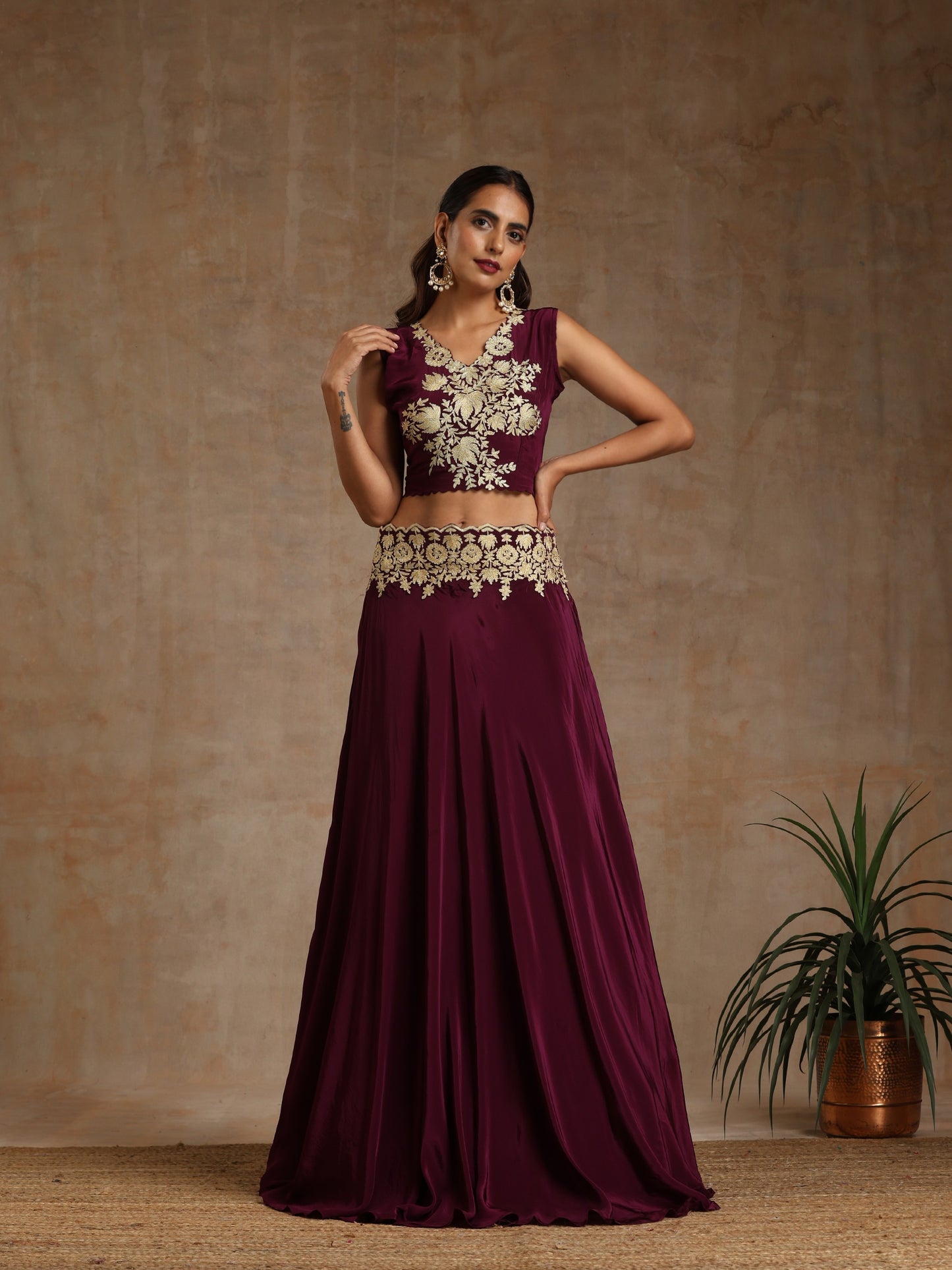 Bandhan Lehenga with Cape