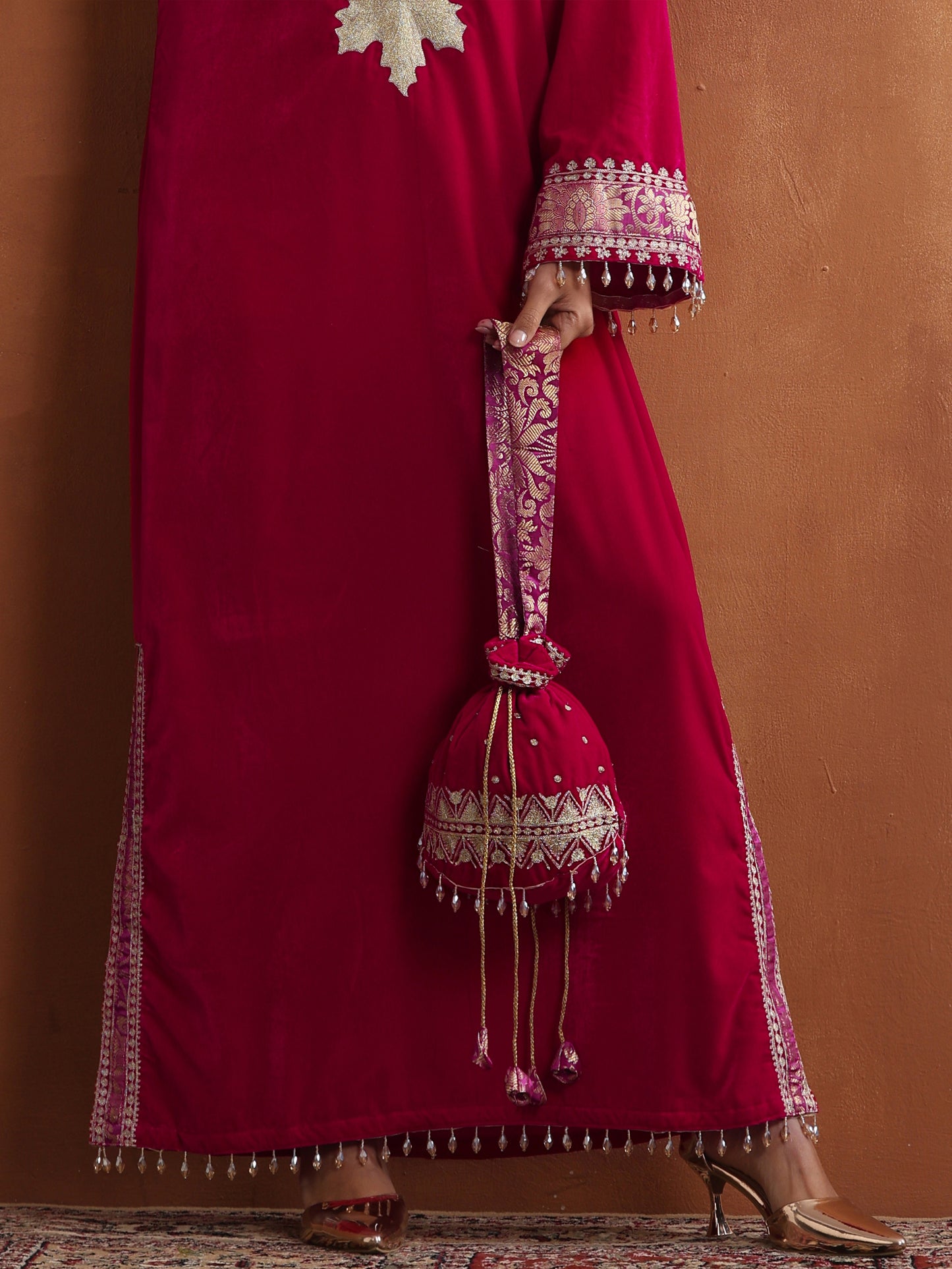 Nishat Hot Pink Potli