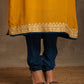 Aghaaz Mustard & Blue Pheran Set