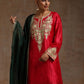 Bandhan Red & Green Suit Set