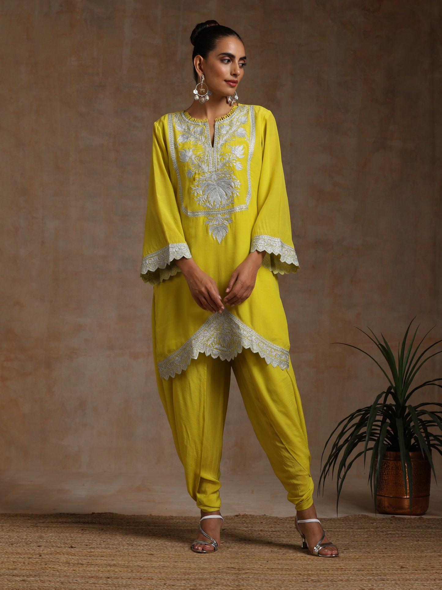 Bandhan Neon Cut Work Suit Set