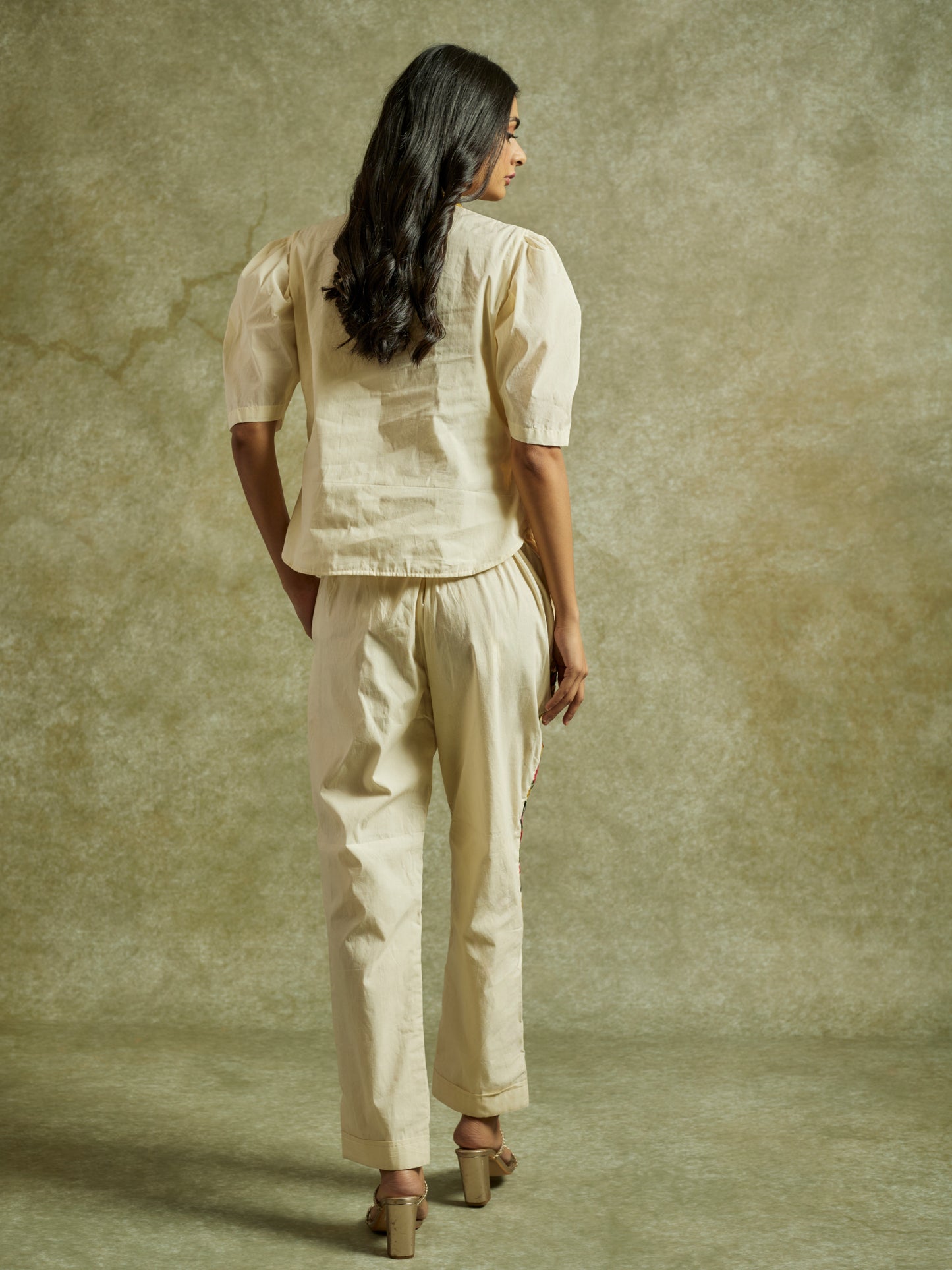 Gul Off-White Pant Set