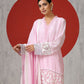 Jashn Pink Silk Suit