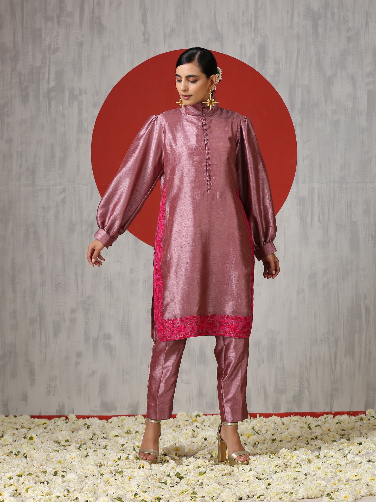 Jashn Raw Silk Co-ord Set