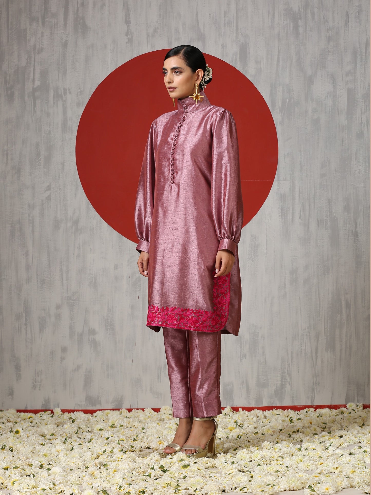 Jashn Raw Silk Co-ord Set