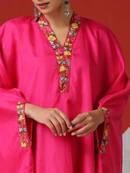 Jashn Hot Pink Abaya