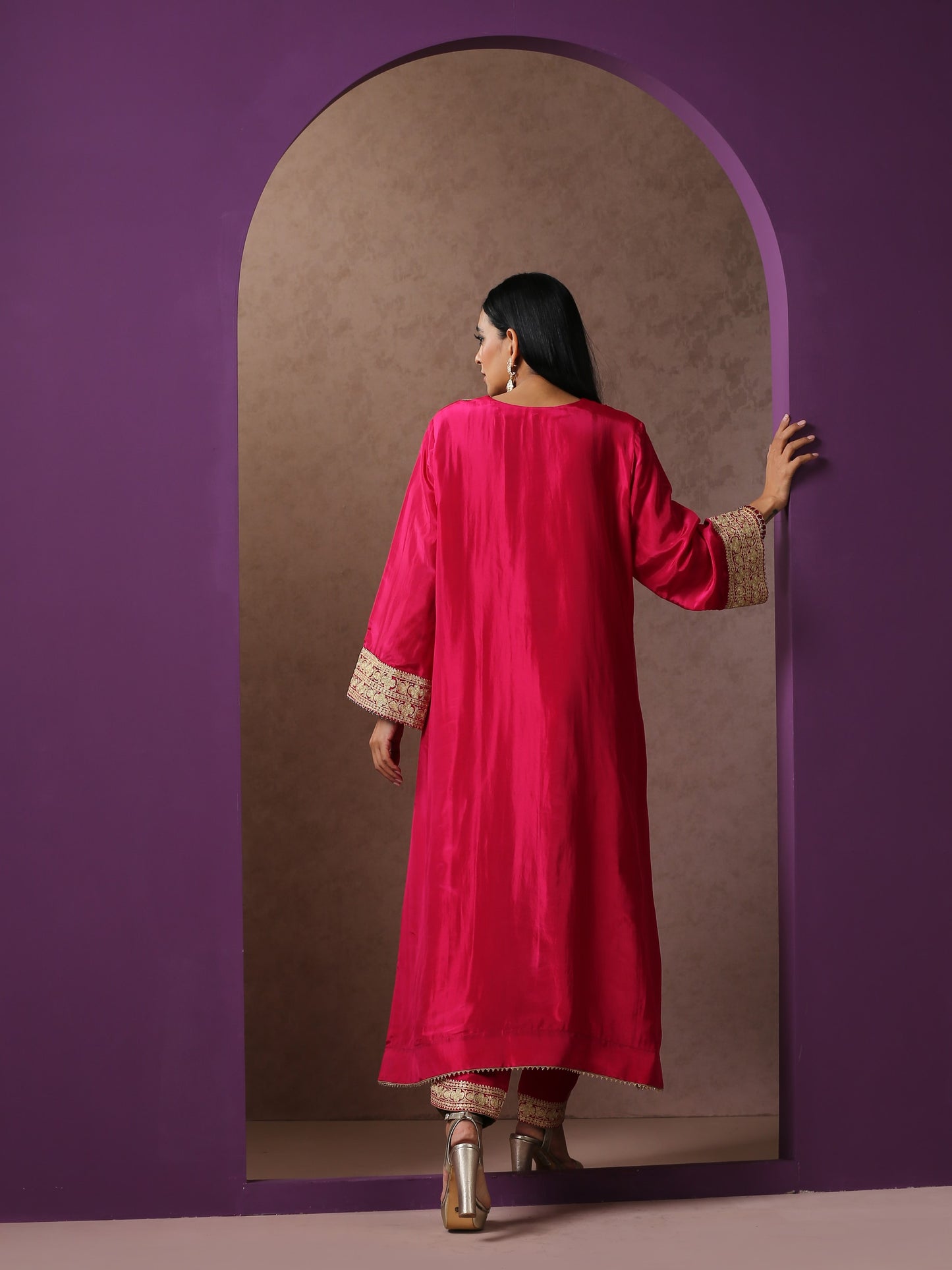 Jashn Hot Pink Salwar Suit