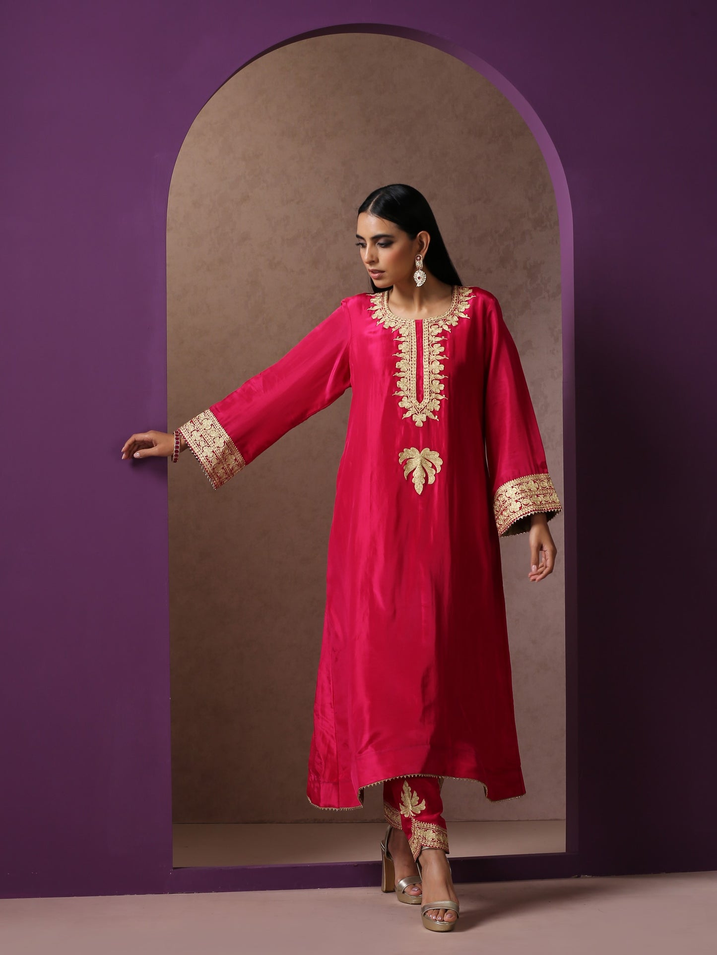 Jashn Hot Pink Salwar Suit