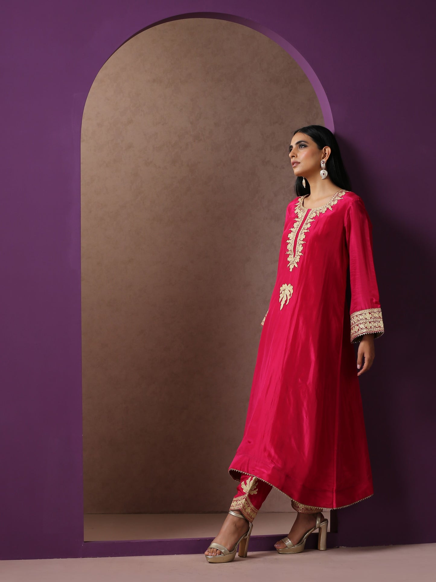 Jashn Hot Pink Salwar Suit