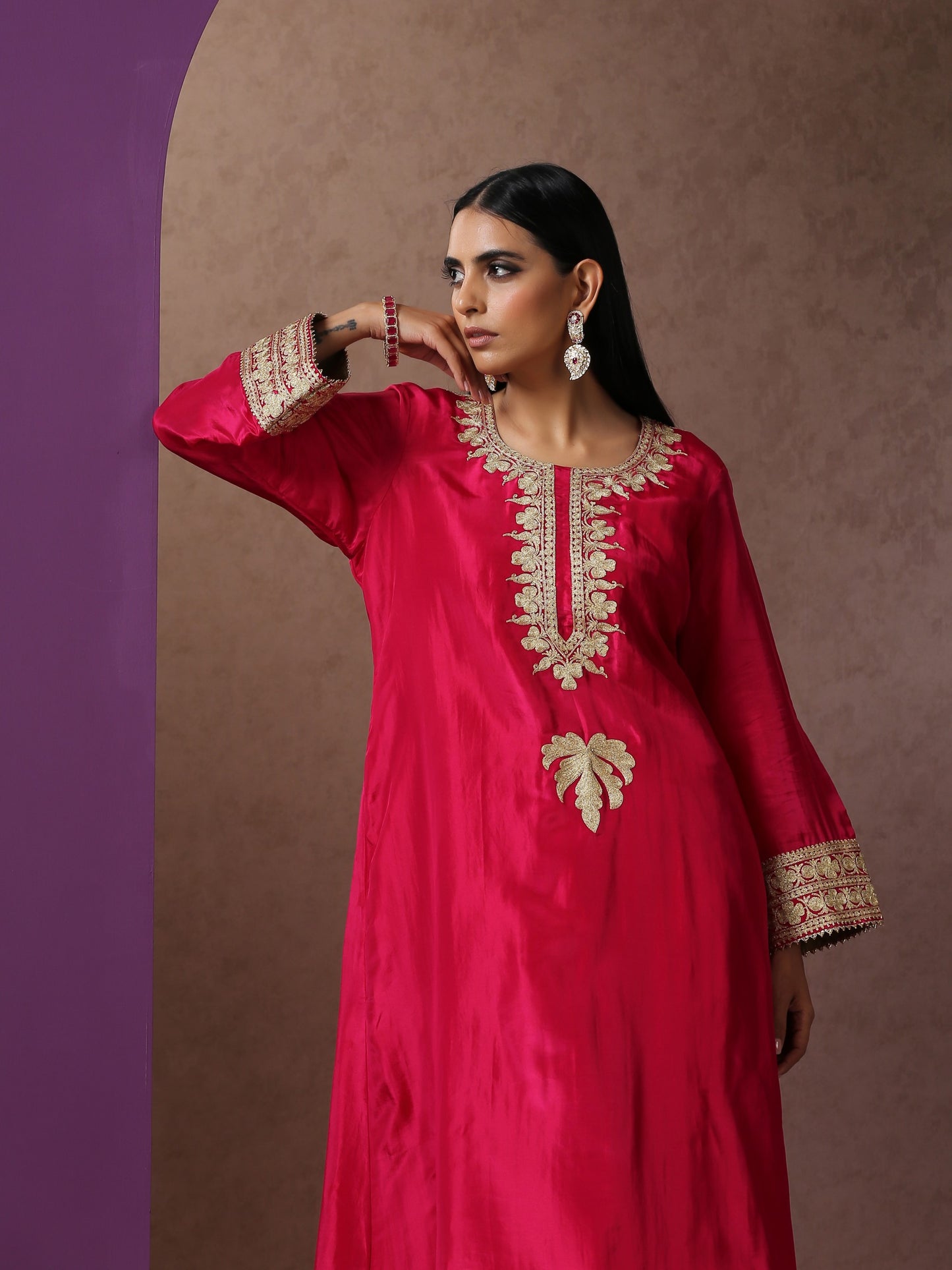 Jashn Hot Pink Salwar Suit