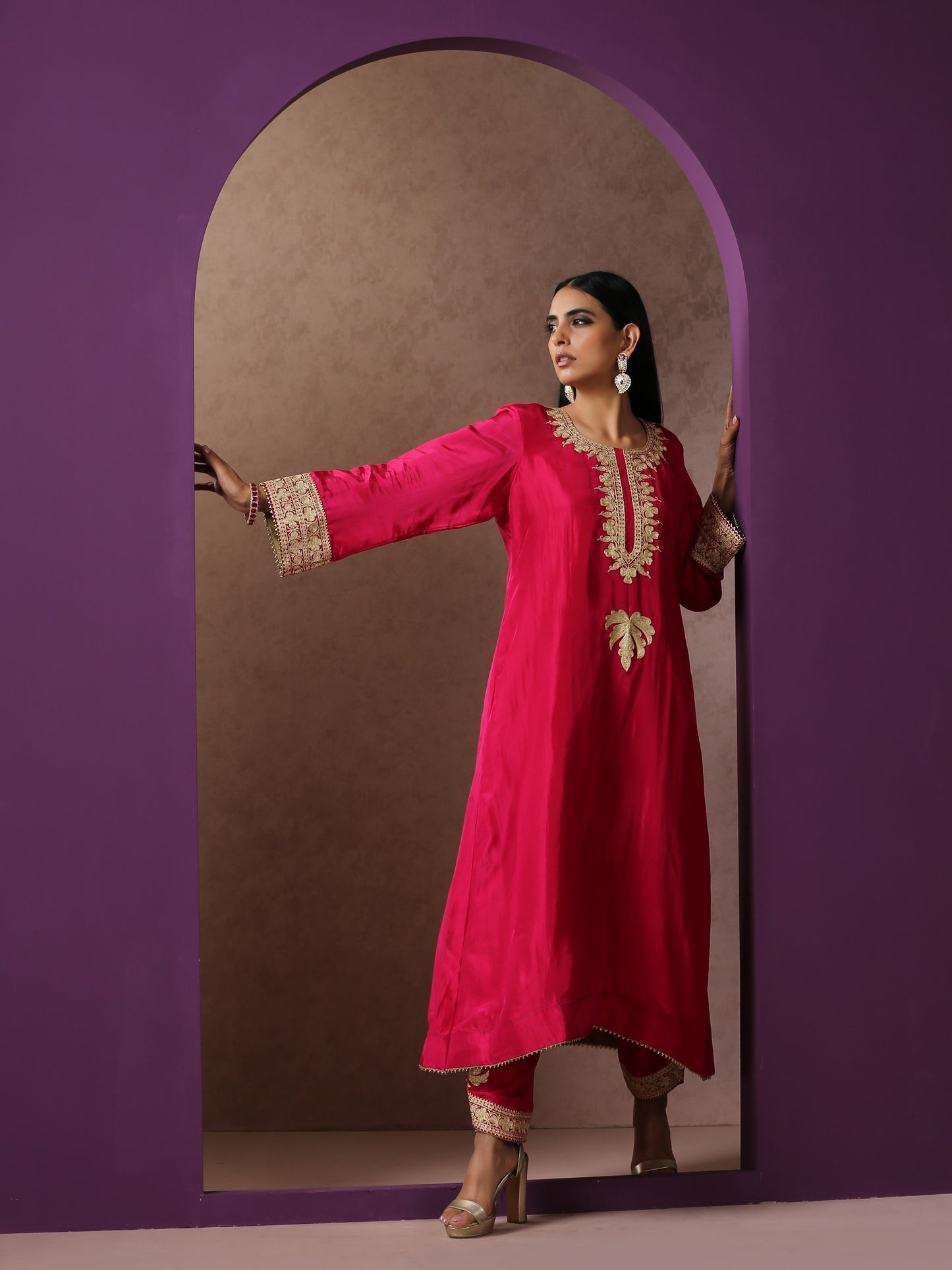 Jashn Hot Pink Salwar Suit