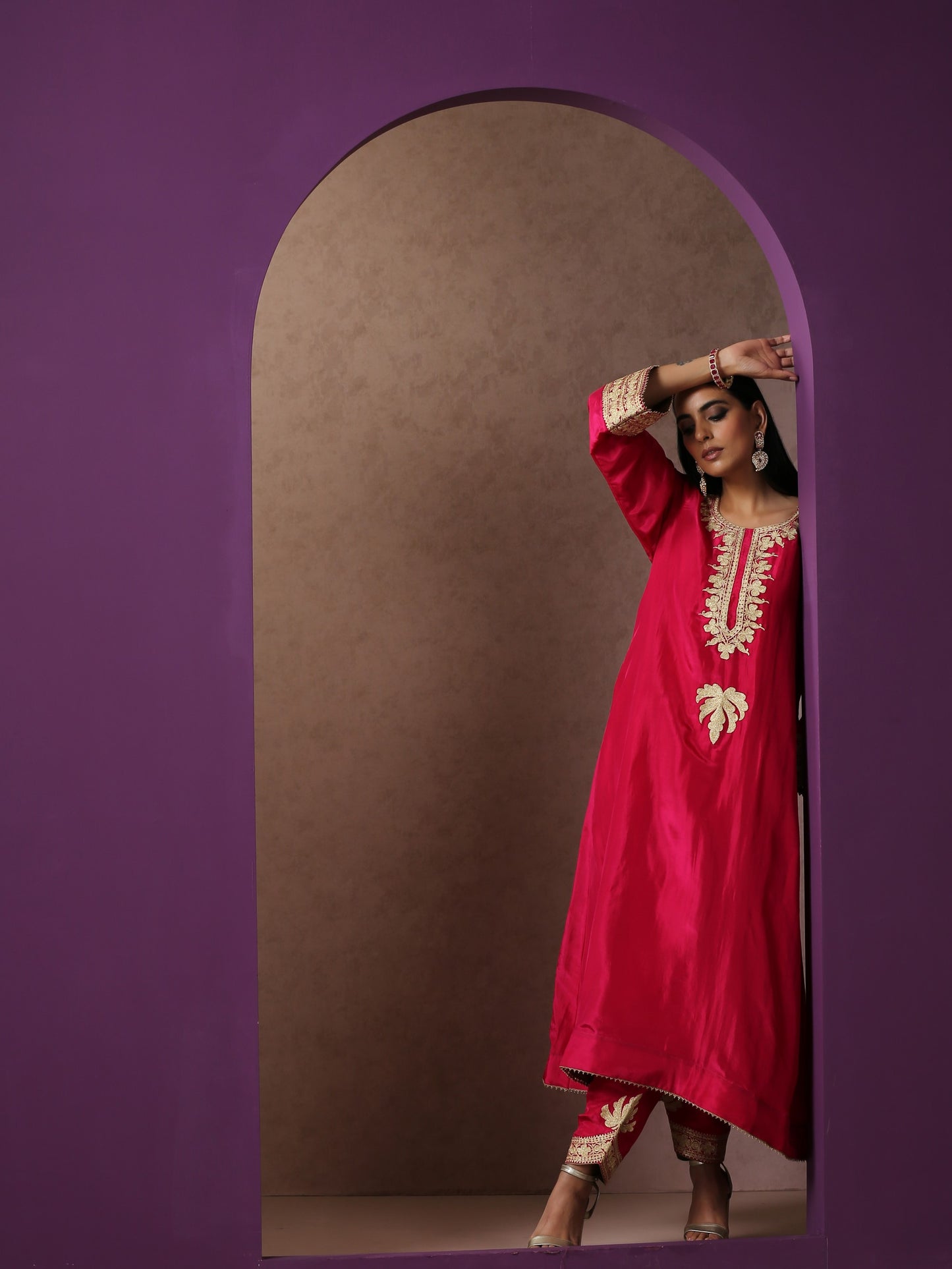 Jashn Hot Pink Salwar Suit