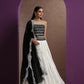Jashn Black & White Lehenga
