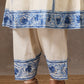 Aghaaz Off-White Pheran Suit